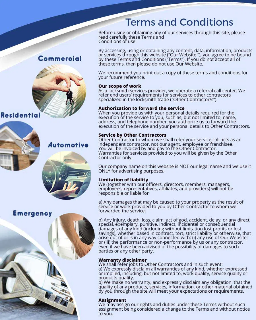 Ozone Park Locksmith Service Ozone Park, NY 718-971-9687 - terms-ls